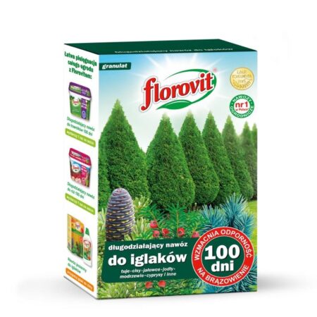 Флоровит – дълготраен тор за иглолистни дървета (100 дни) – 1 кг